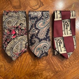 Men’s silk ties, metropolitan museum of art, elite, Oscar de la Renta, Couture